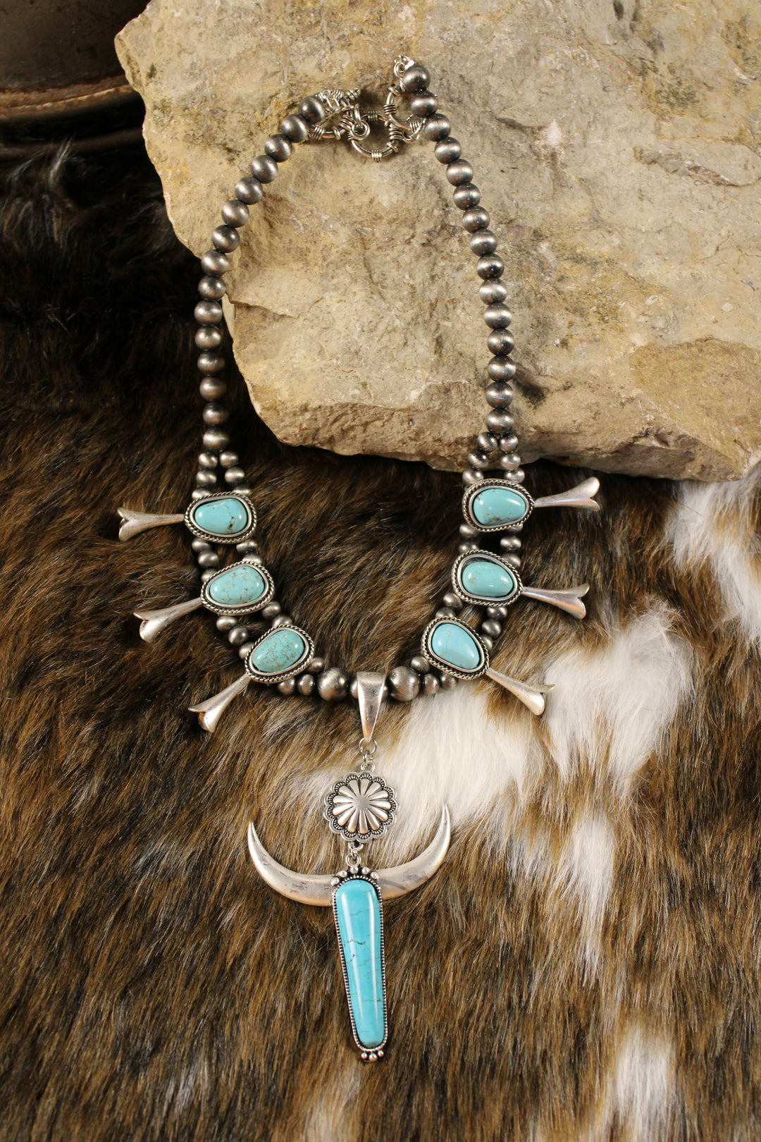 Ranch Hand Heritage Horns Necklace