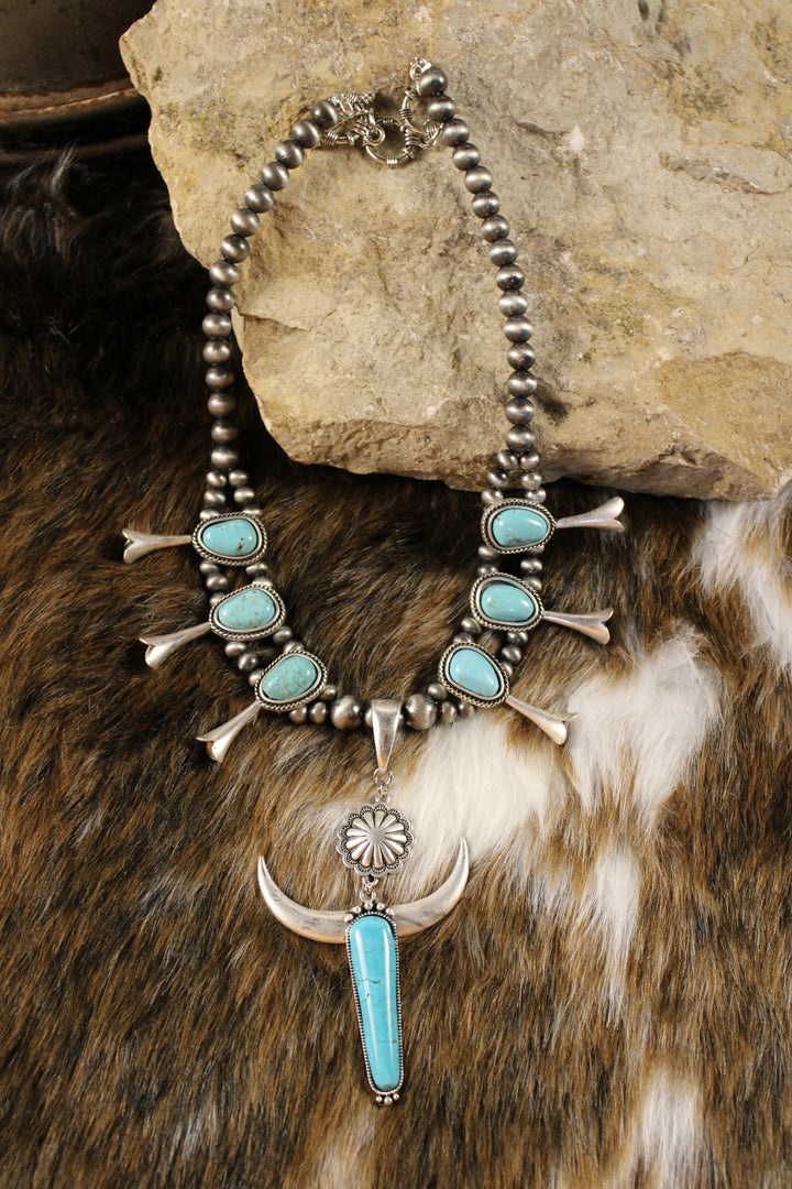 Ranch Hand Heritage Horns Necklace