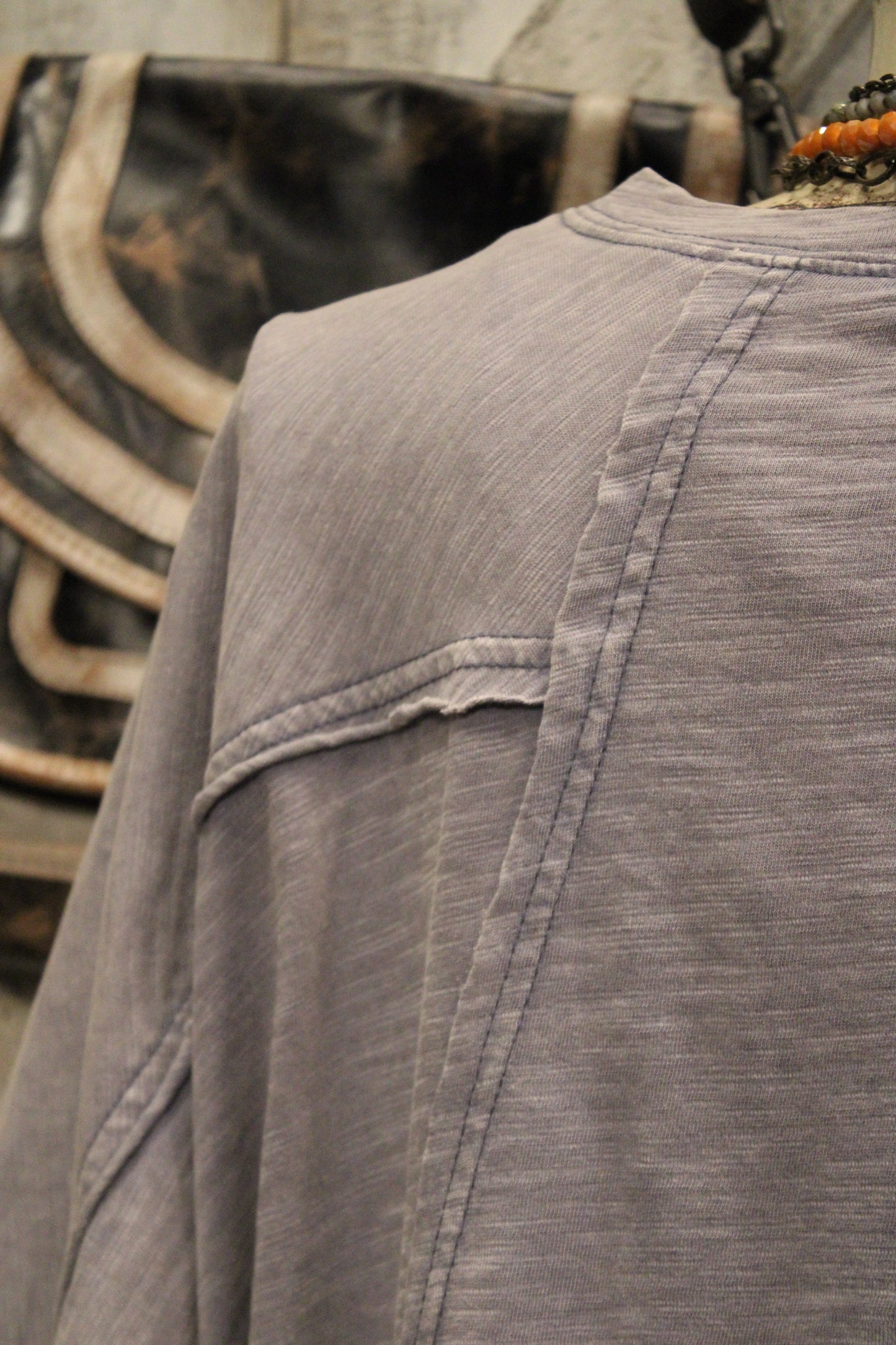 Faded Denim Love Top