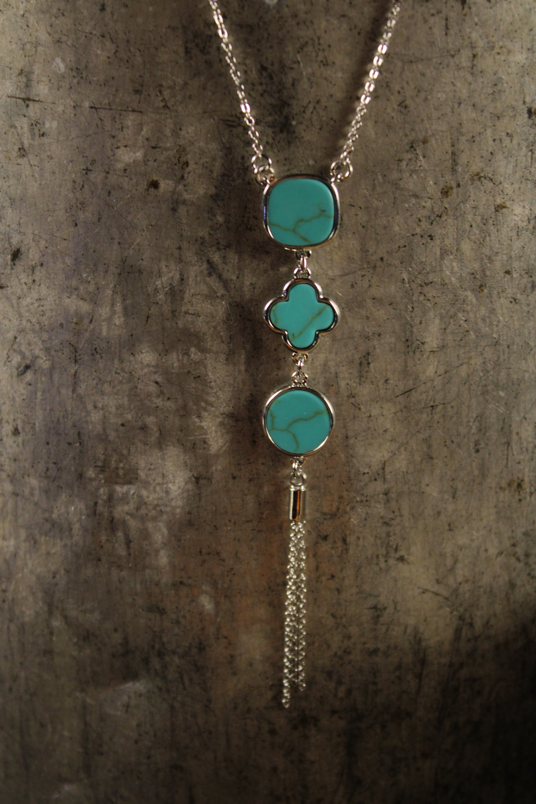 Turquoise Trail Trio Necklace