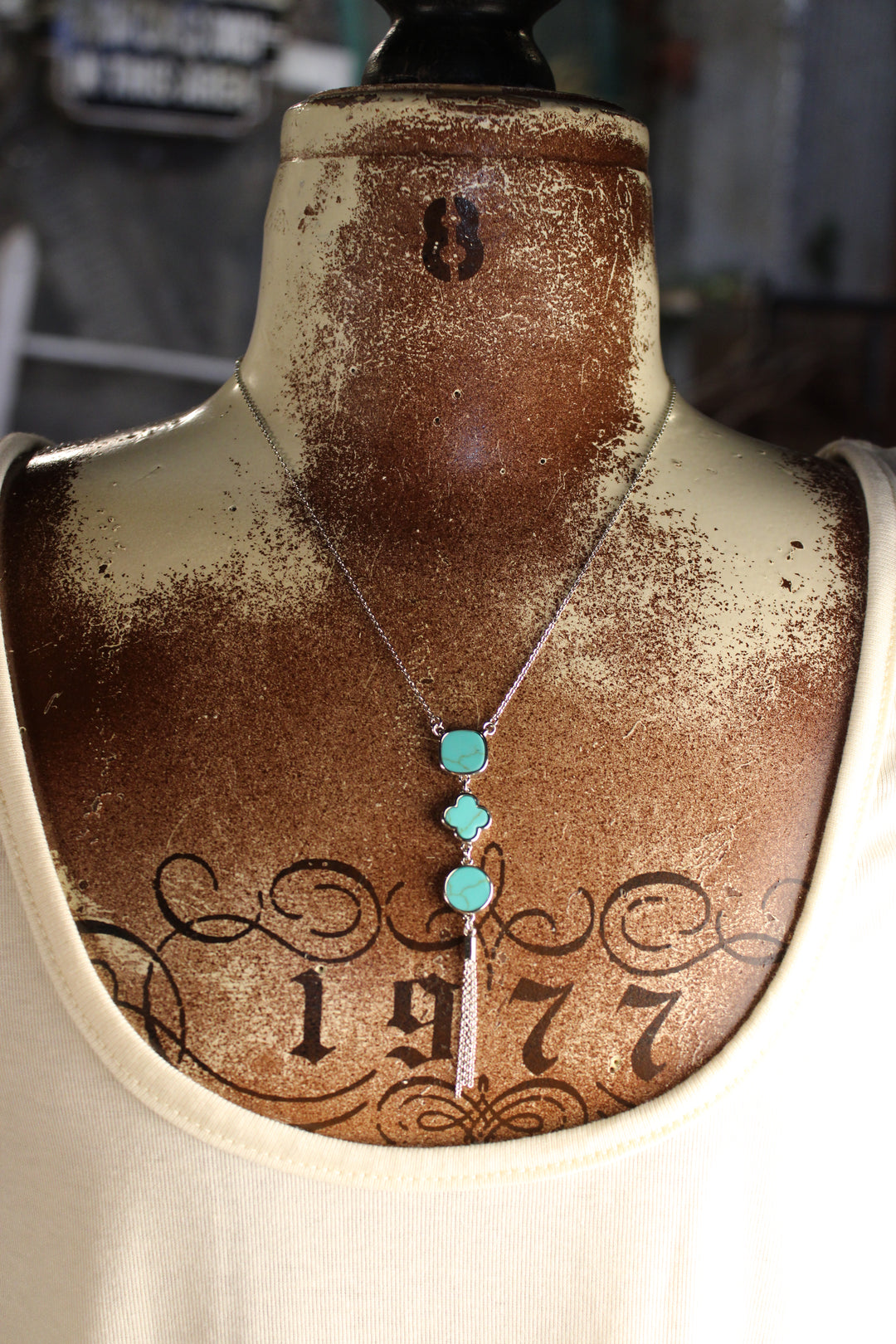 Turquoise Trail Trio Necklace