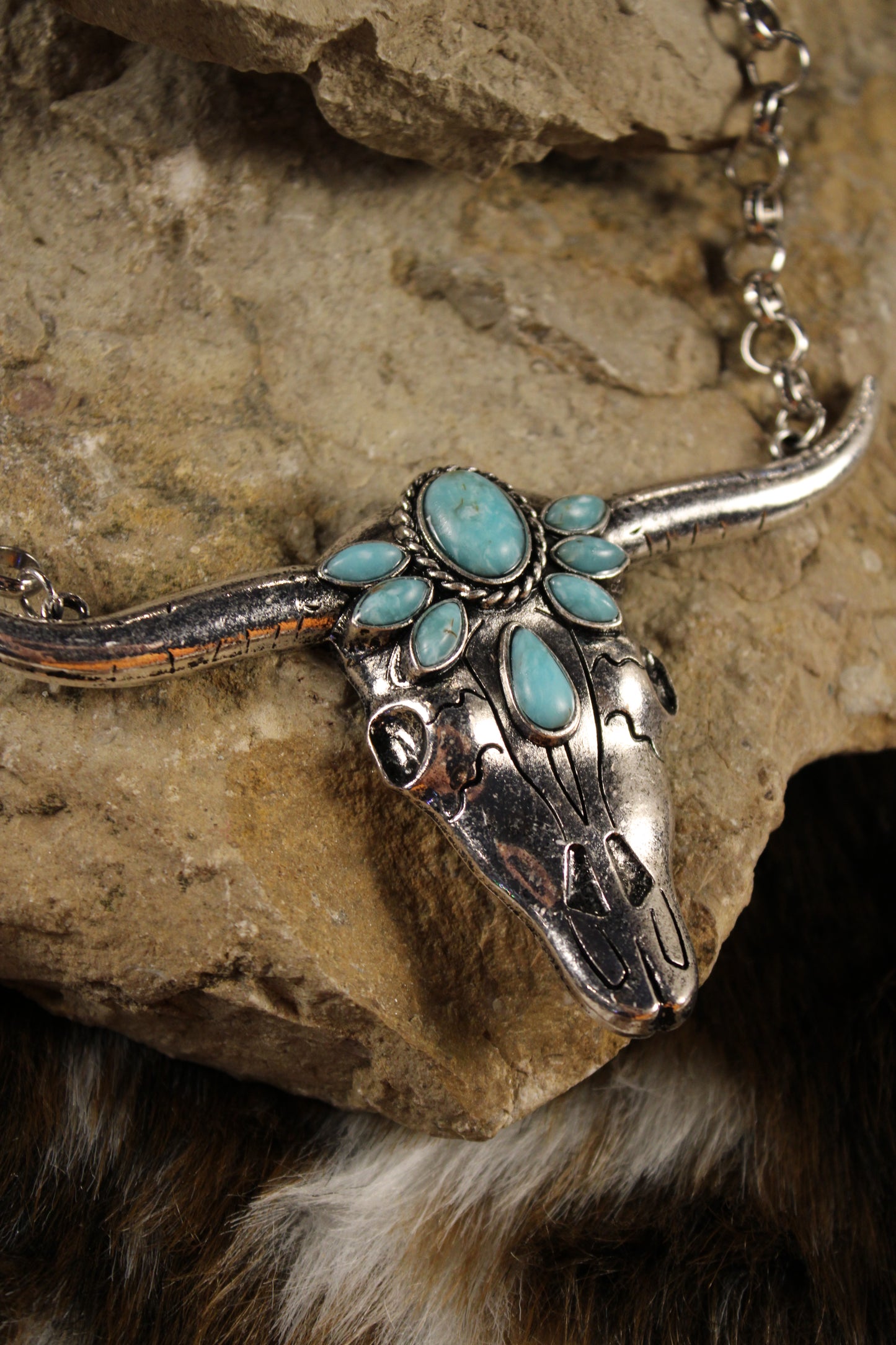 Bohemian Longhorn Necklace