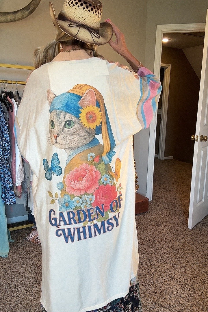 Whimsy Whiskers Kimono