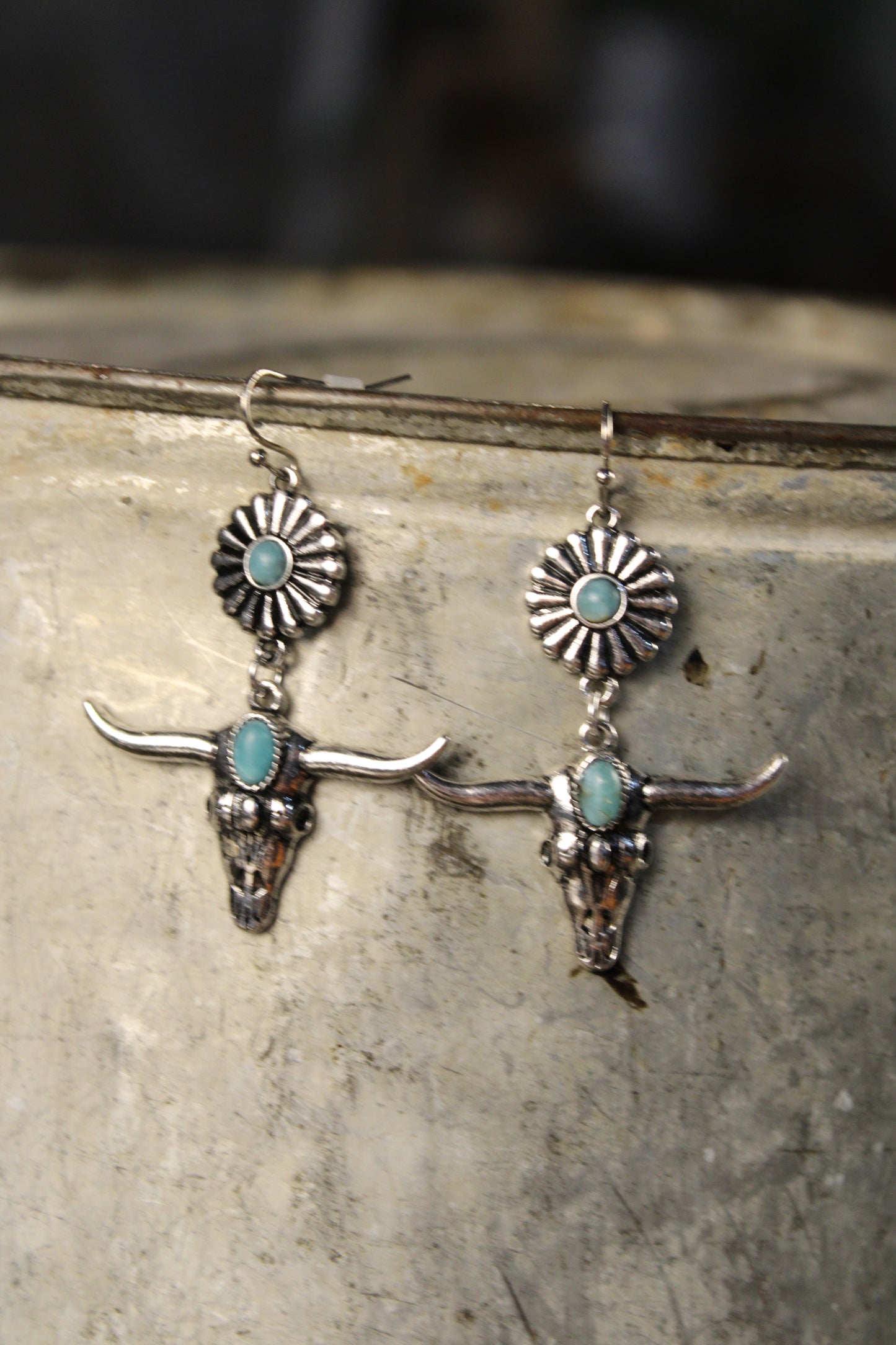 Bohemian Longhorn Earrings