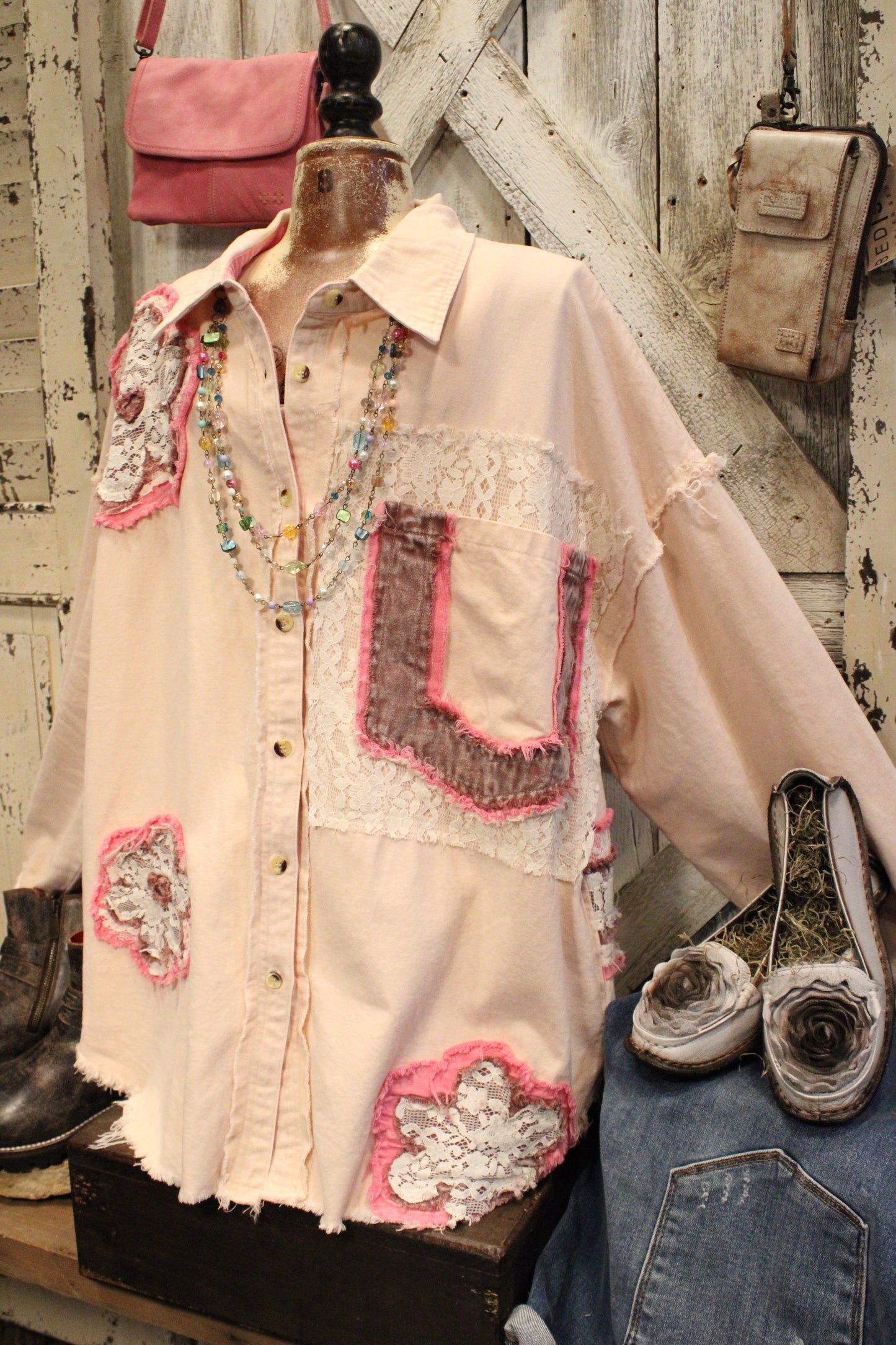 Blushing Bloom Button-Up