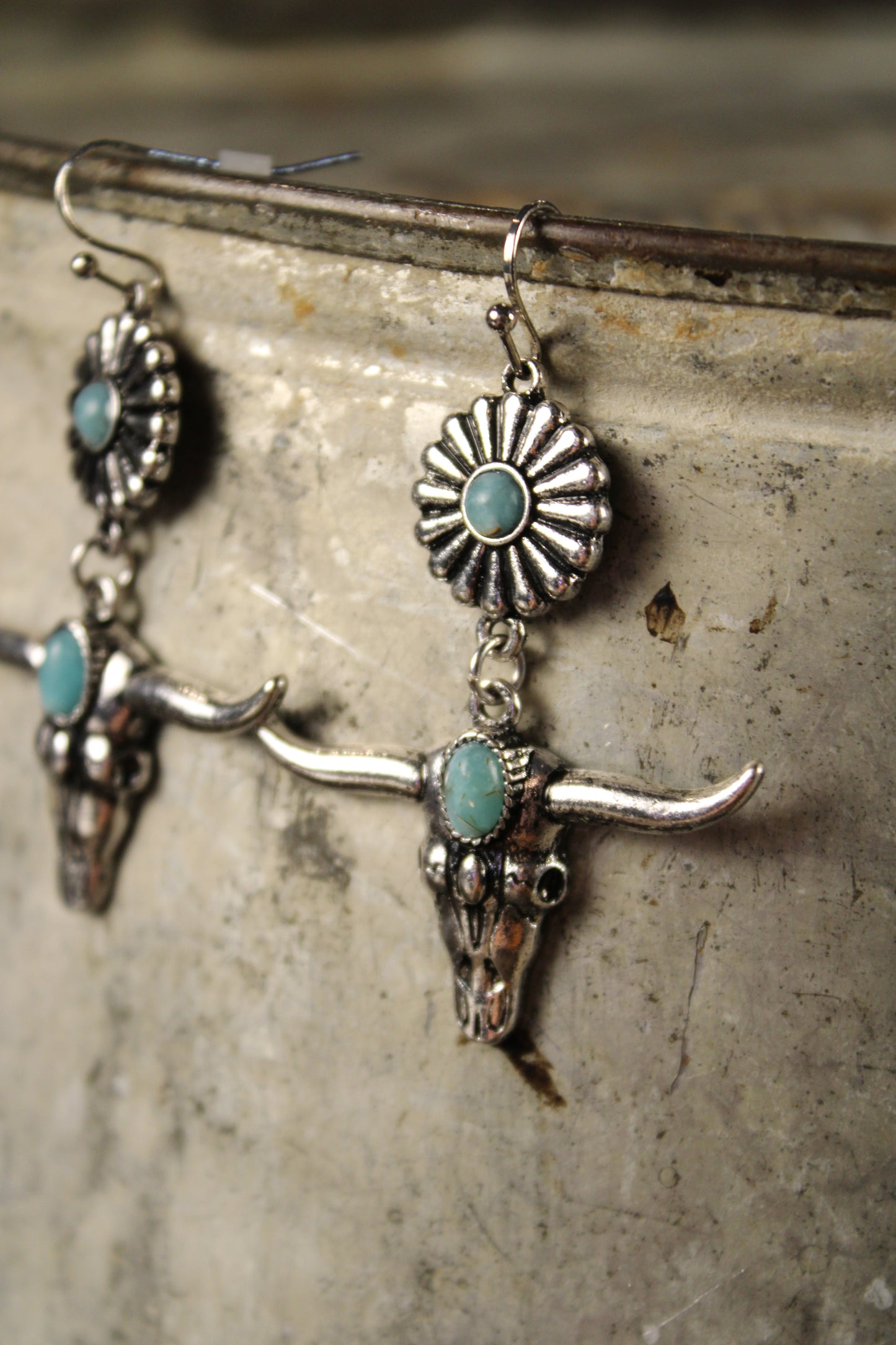 Bohemian Longhorn Earrings