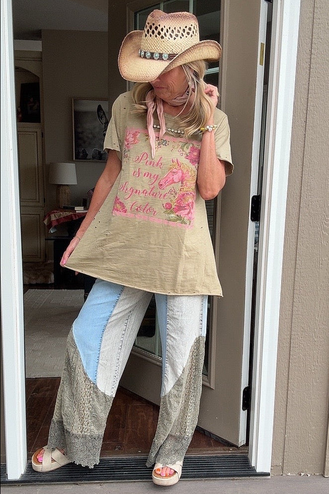 Pink Is My Signature Color Tunic