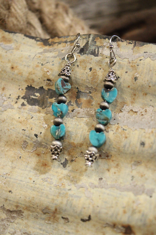 All The Love Turquoise Earrings