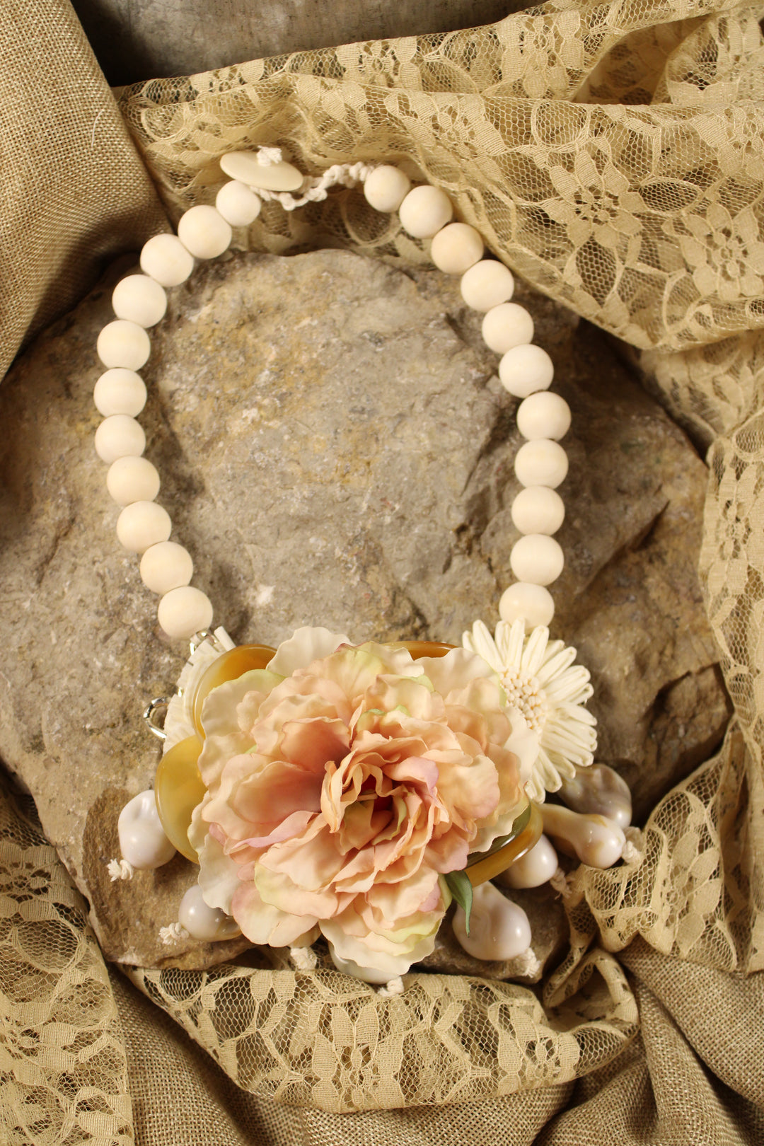 Blushing Peony Necklace