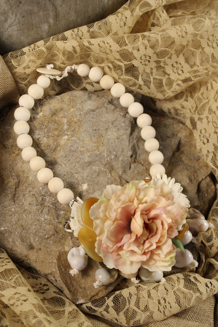 Blushing Peony Necklace
