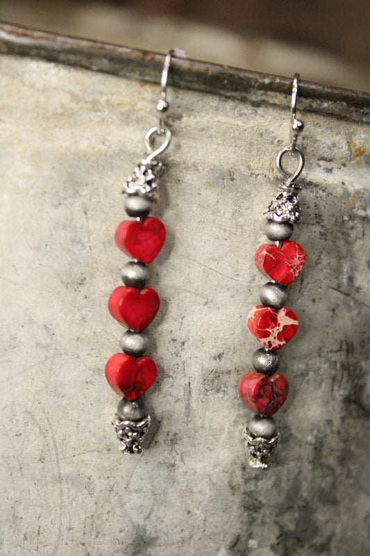 All The Love Ruby Red Earrings