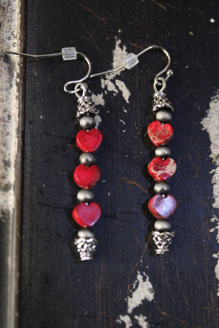 All The Love Ruby Red Earrings