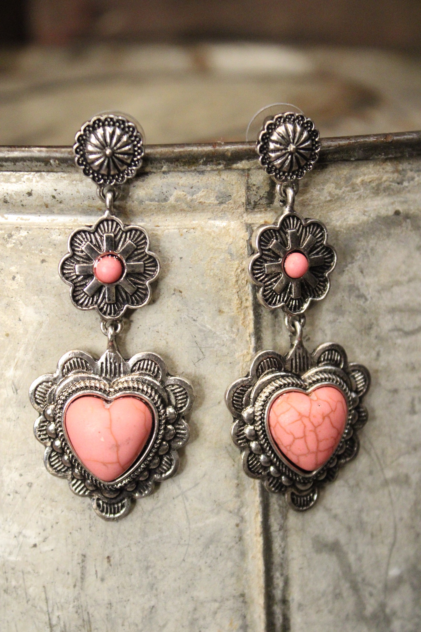Prairie Promise Heart Earrings
