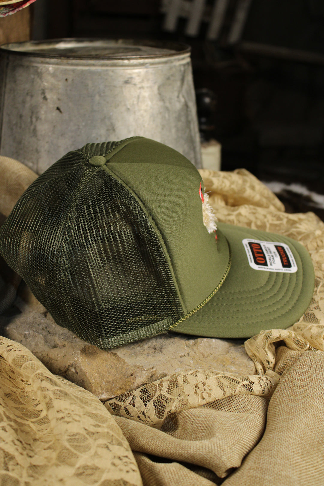 Cozy Clucker Trucker Hat