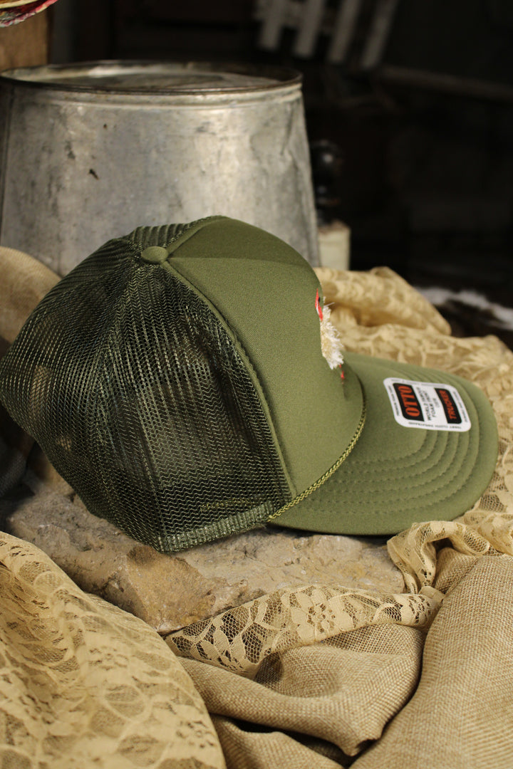 Cozy Clucker Trucker Hat