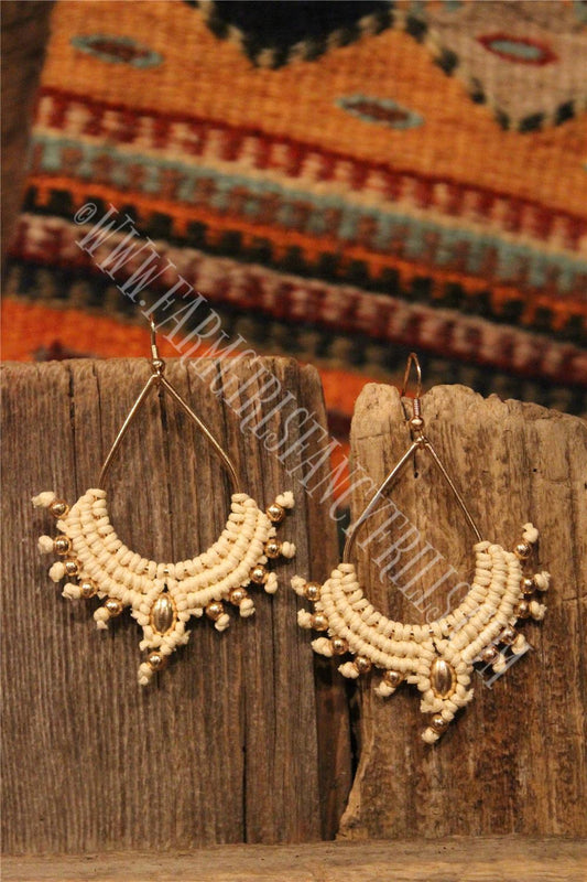 Teardrop Earrings, Farm Girls Fancy Frills