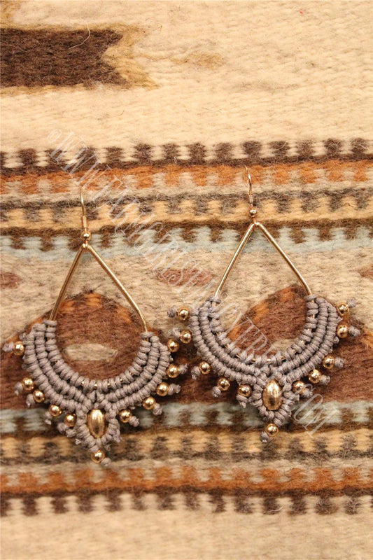 Teardrop Earrings, Farm Girls Fancy Frills