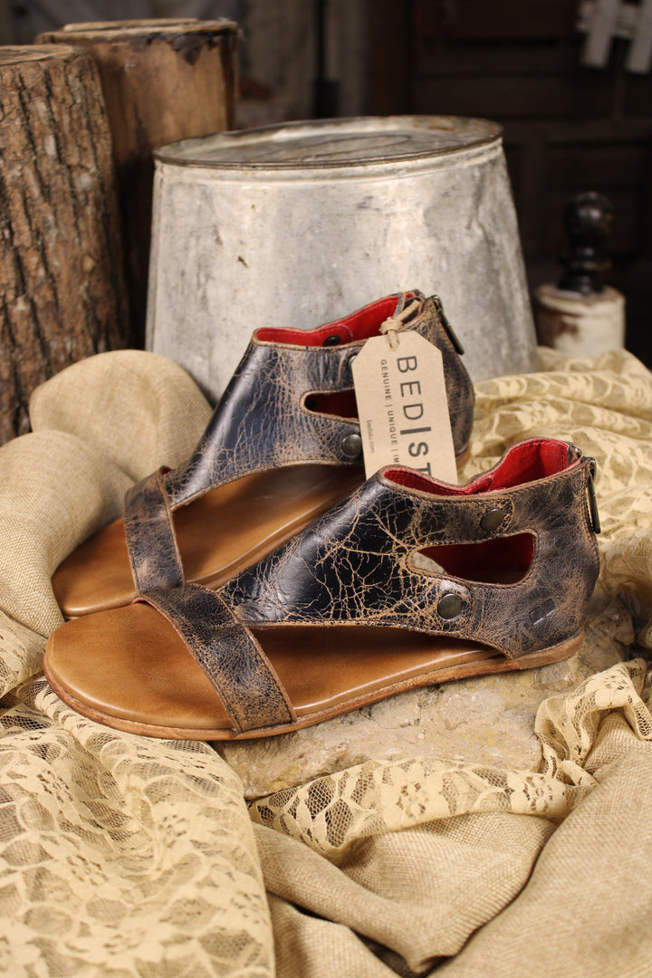 Soto Black Lux Sandals