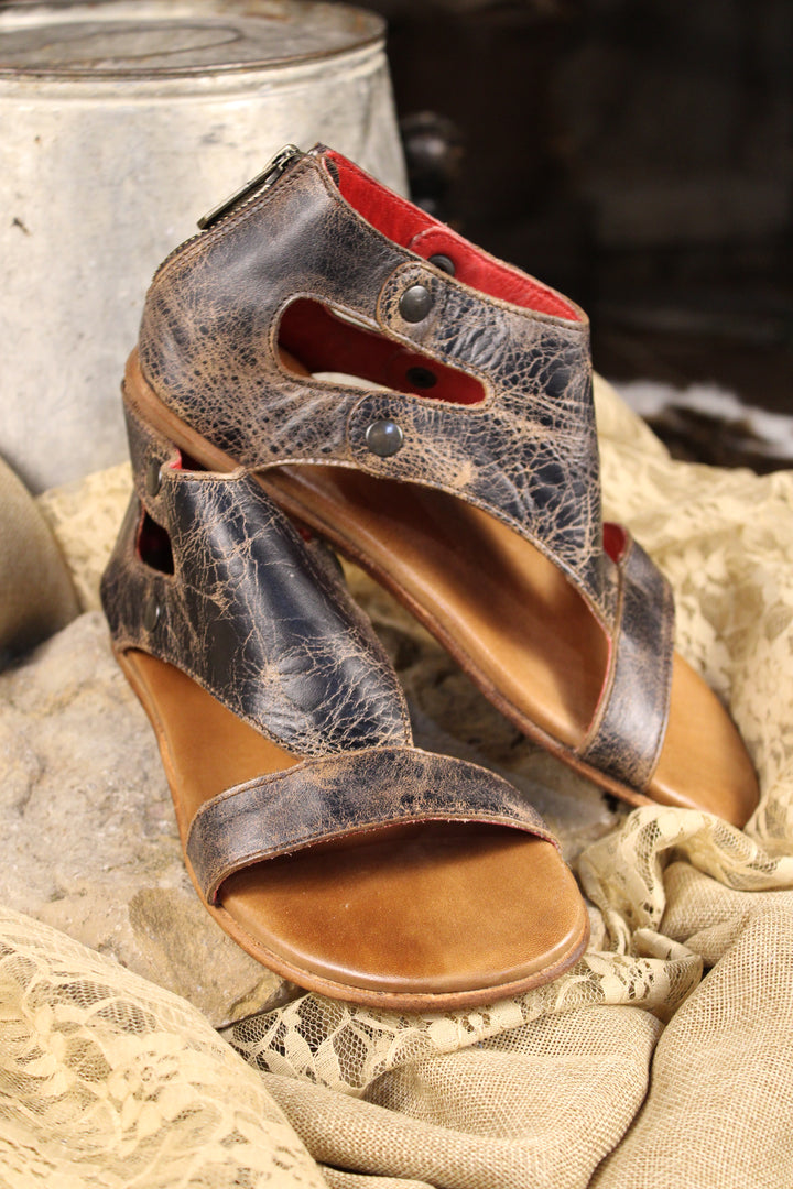 Soto Black Lux Sandals
