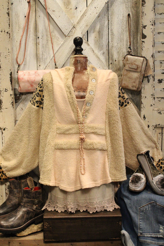 Wild And Cozy Poncho Hoodie