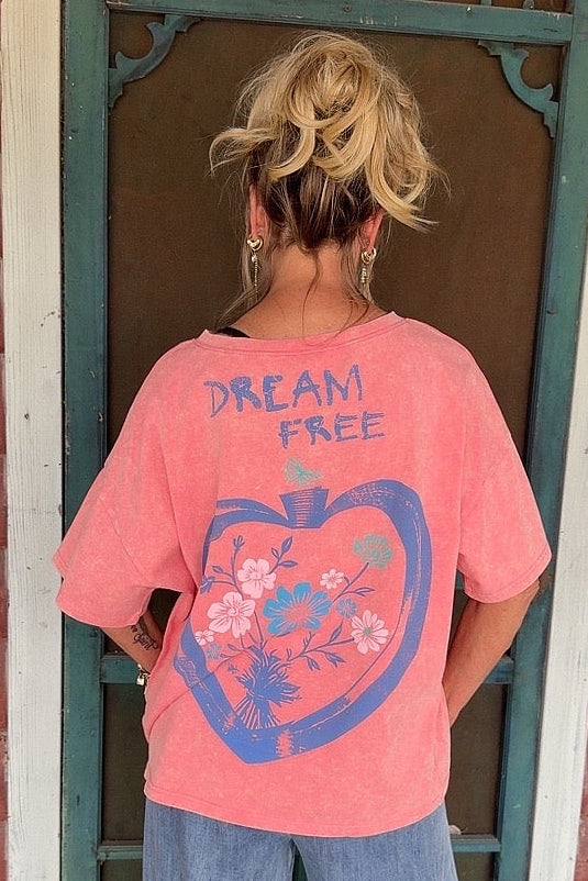 Dream Free Pink Cotton Top