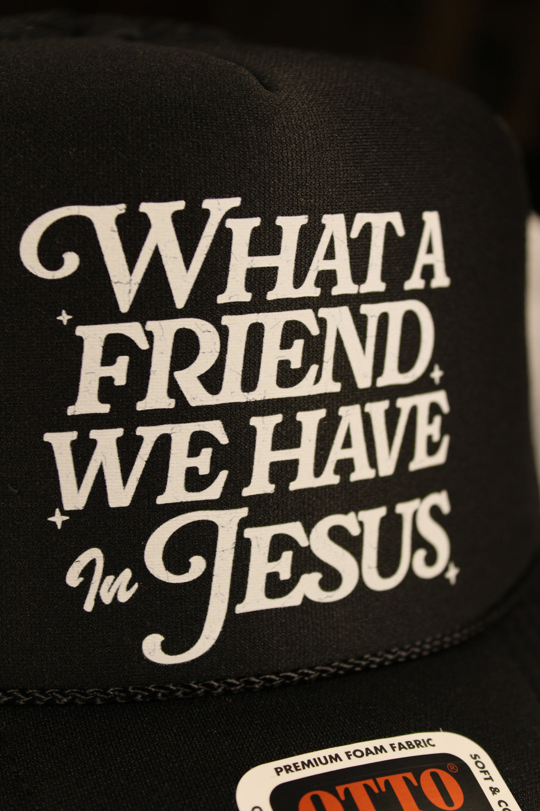 What A Friend We Have In Jesus Trucker Hat