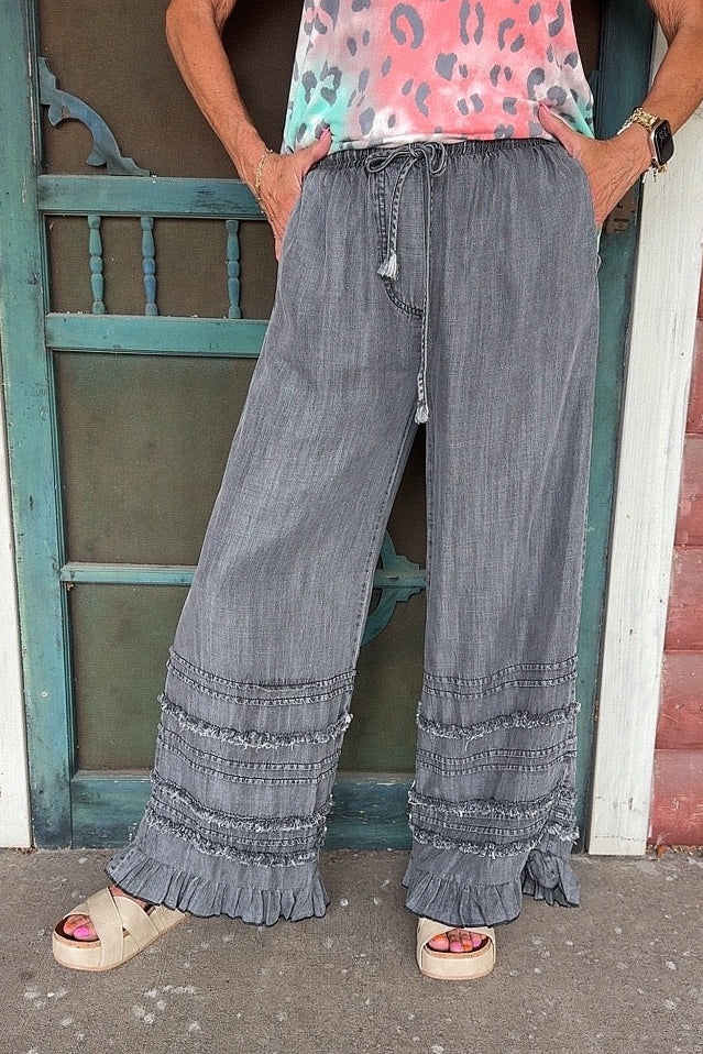 Midnight Breeze Black Pants