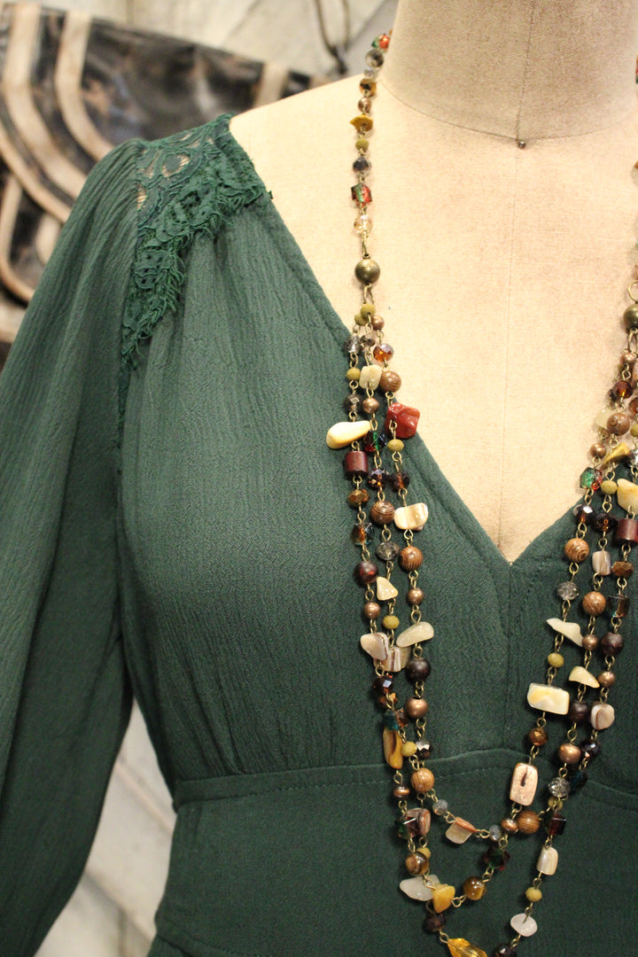 Emerald Enchantment Maxi Dress