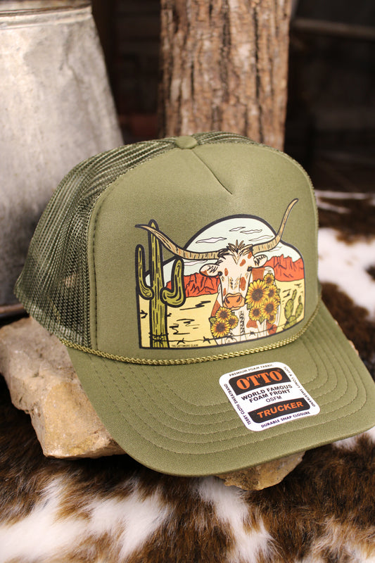 Backroads & Longhorns Trucker Hat