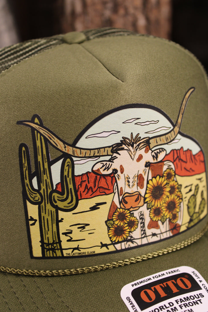 Backroads &amp; Longhorns Trucker Hat