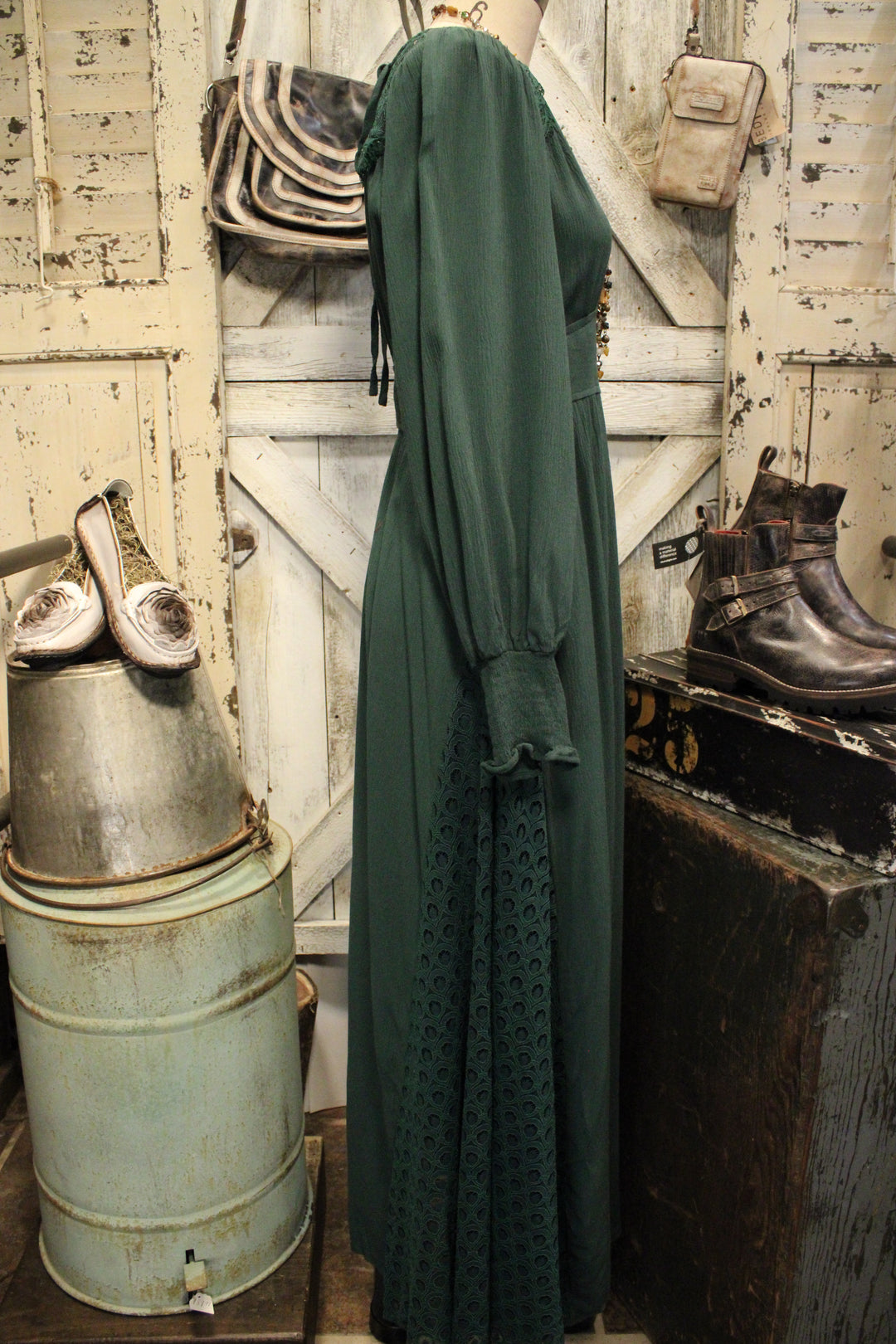 Emerald Enchantment Maxi Dress