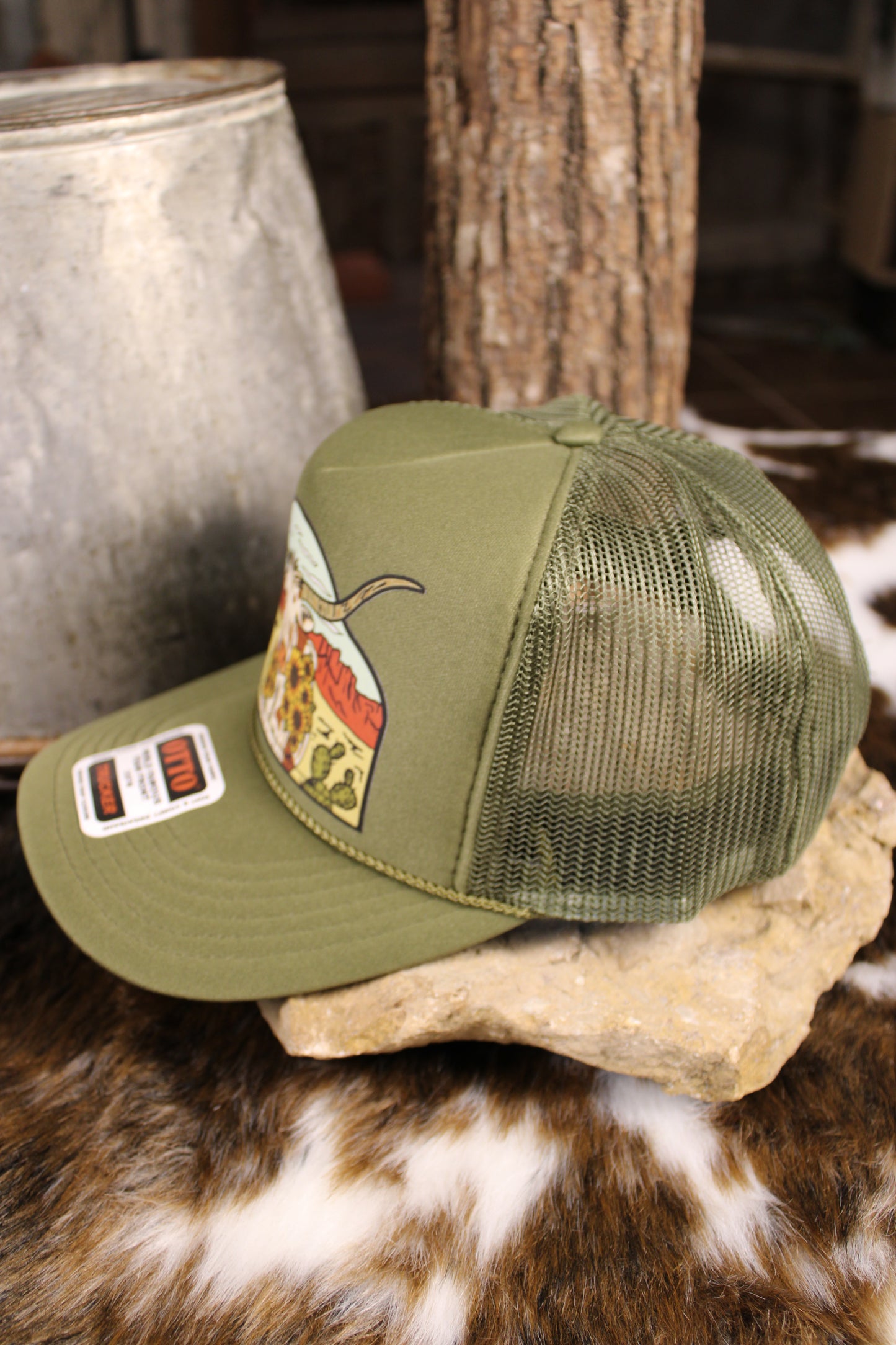 Backroads & Longhorns Trucker Hat