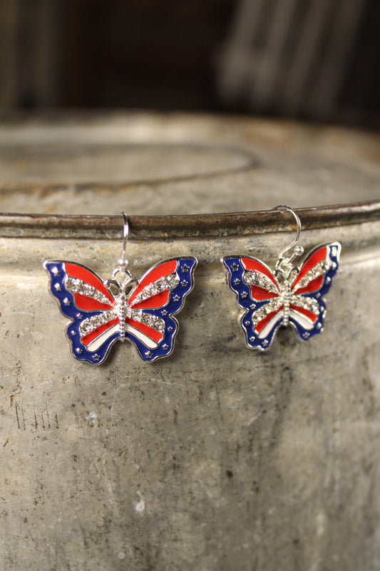 Freedom Flight Butterfly Earrings