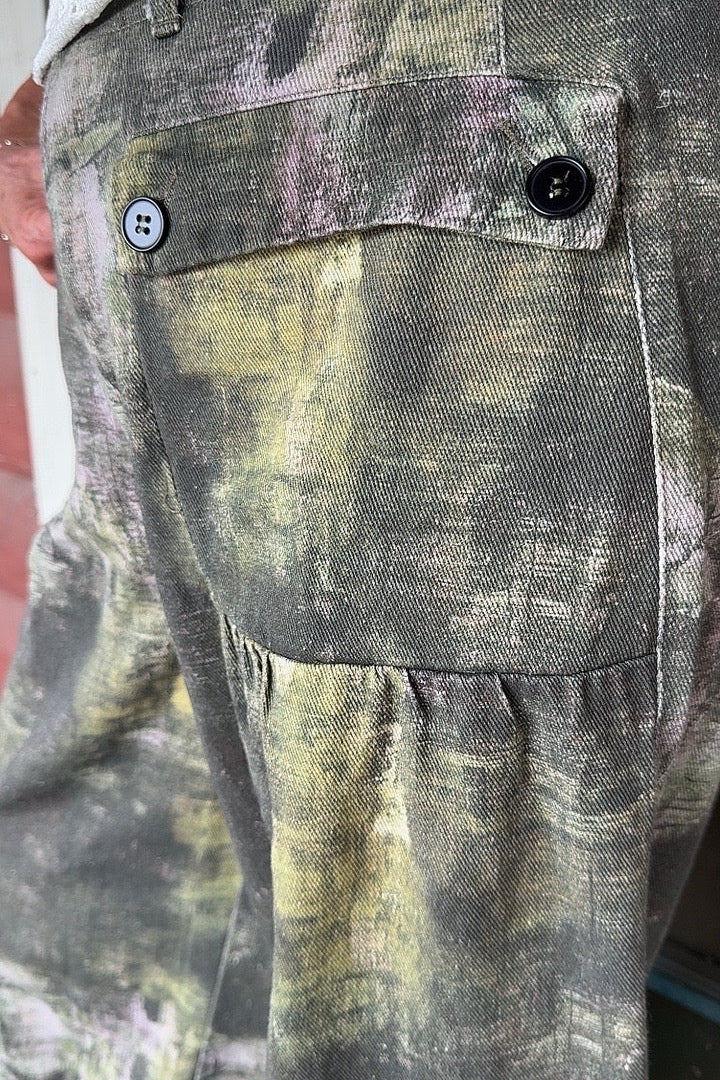 Mystic Olive Denim Pants
