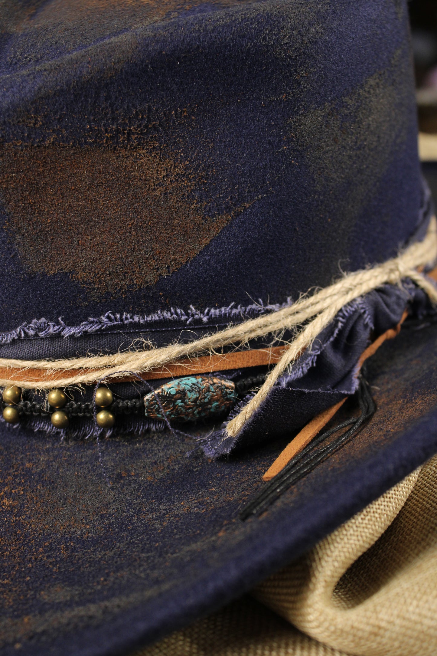 Canyon Blue Weathered Cowgirl Hat