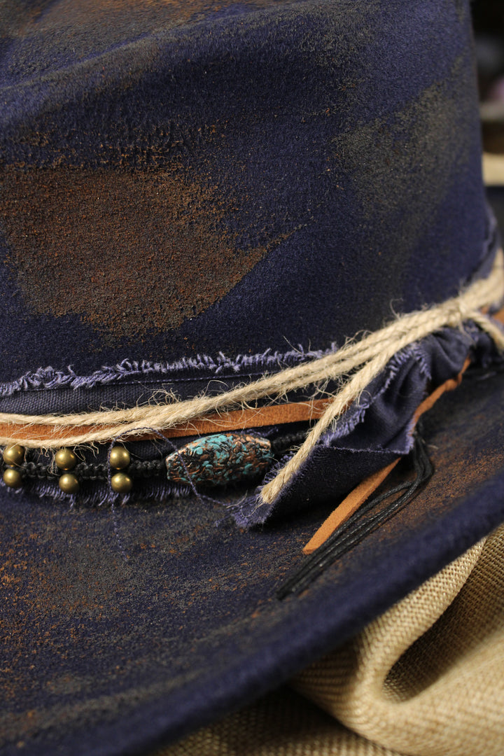 Canyon Blue Weathered Cowgirl Hat