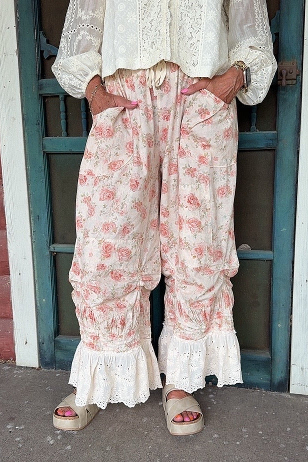 Peach Meadow Cotton Pants
