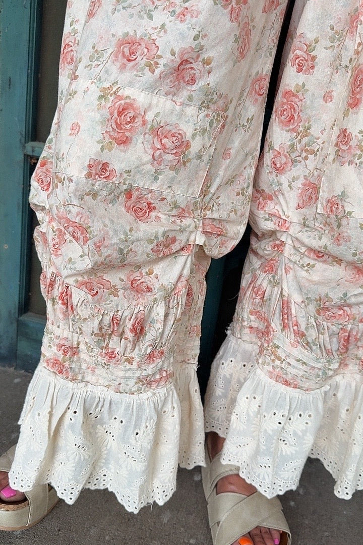 Peach Meadow Cotton Pants