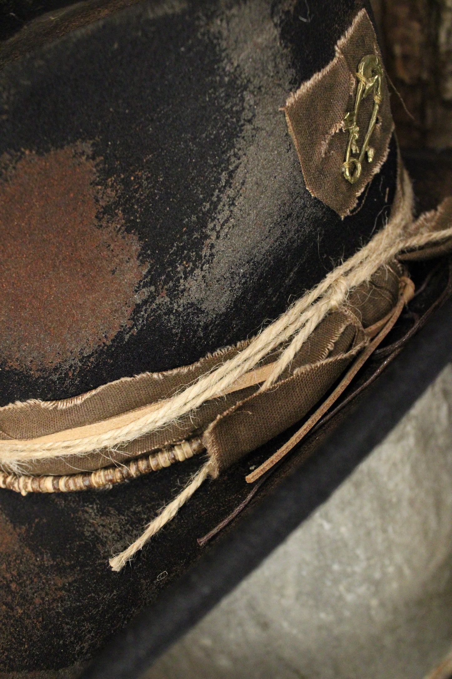 Spurs and Saddles Black Cowgirl Fedora