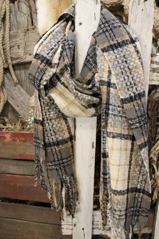 Cowgirl Check Scarf