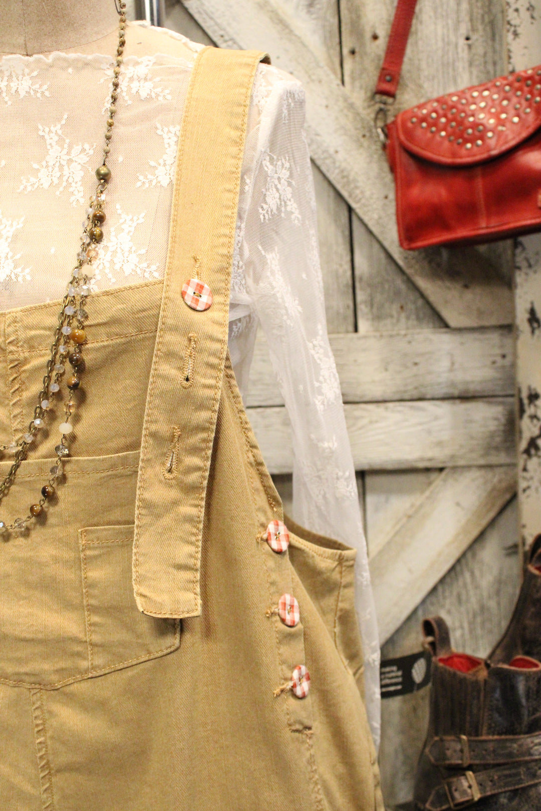 Flower Patch Camel Overalls