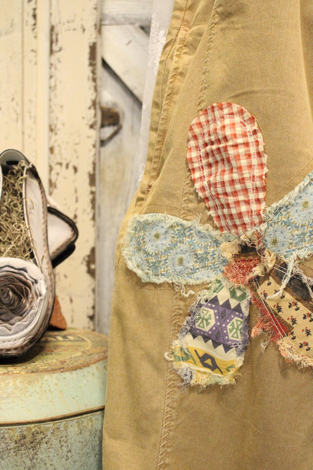 Flower Patch Camel Overalls