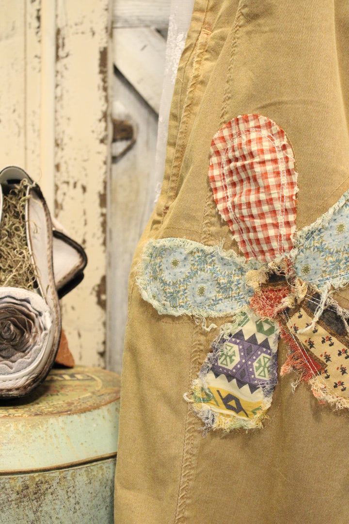 Flower Patch Camel Overalls