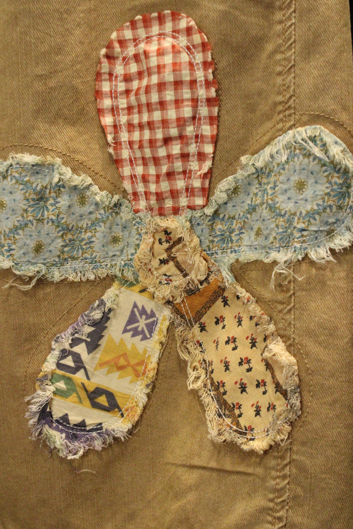Flower Patch Camel Overalls