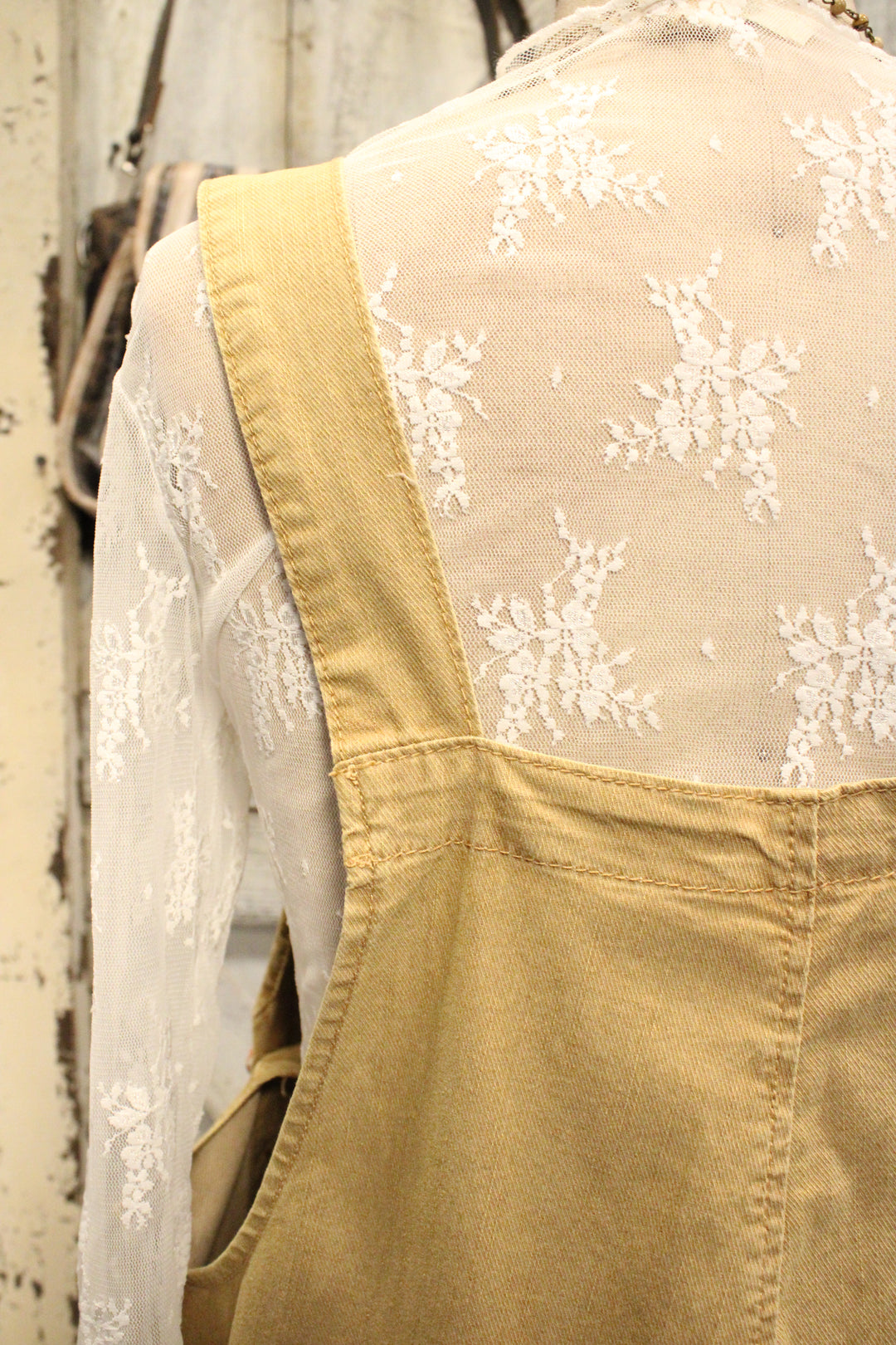 Flower Patch Camel Overalls
