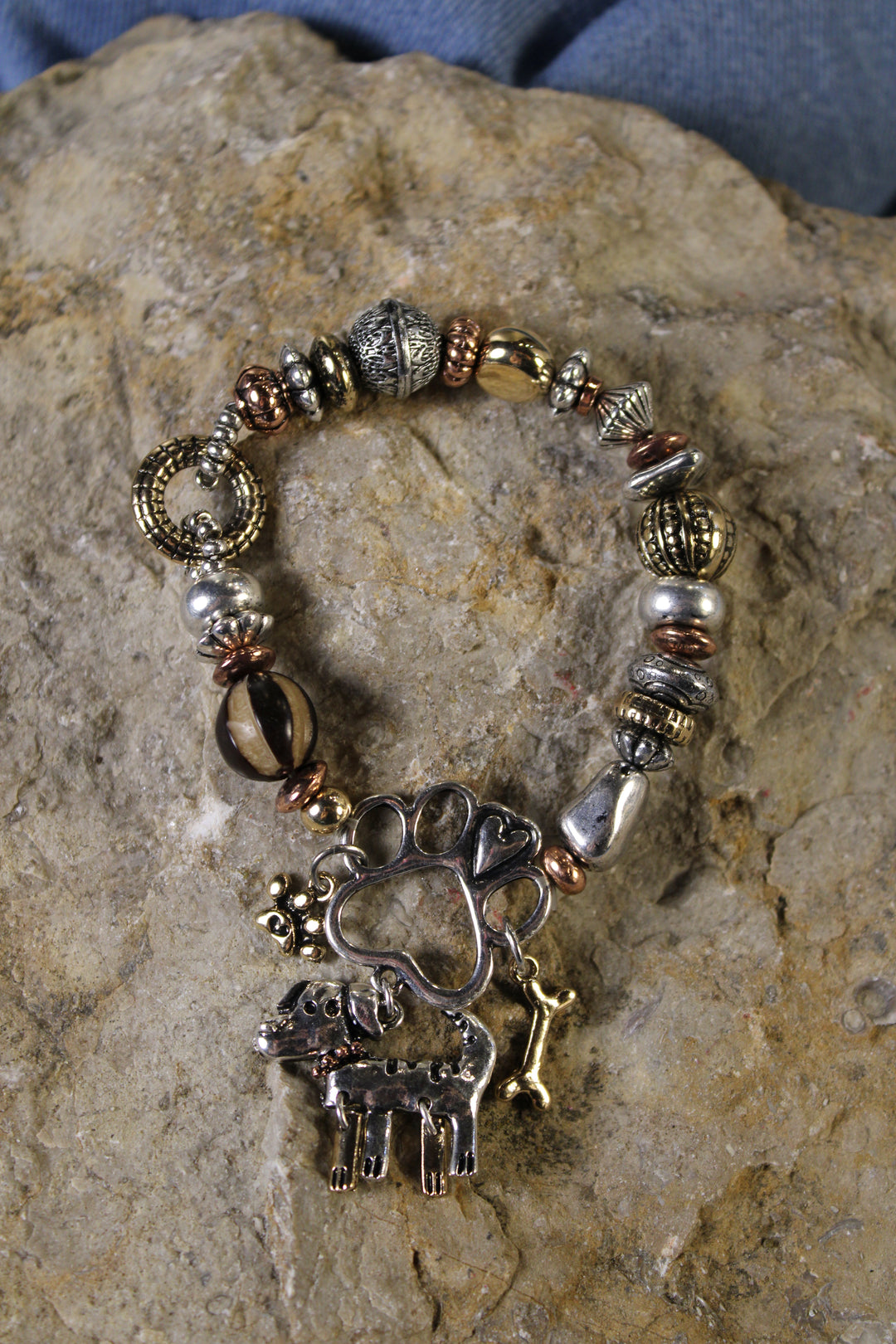 Puppy Love Wiggle Charm Bracelet