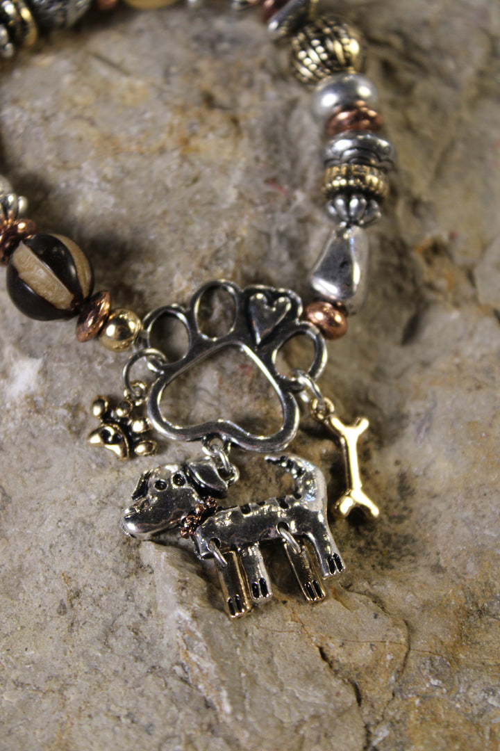 Puppy Love Wiggle Charm Bracelet