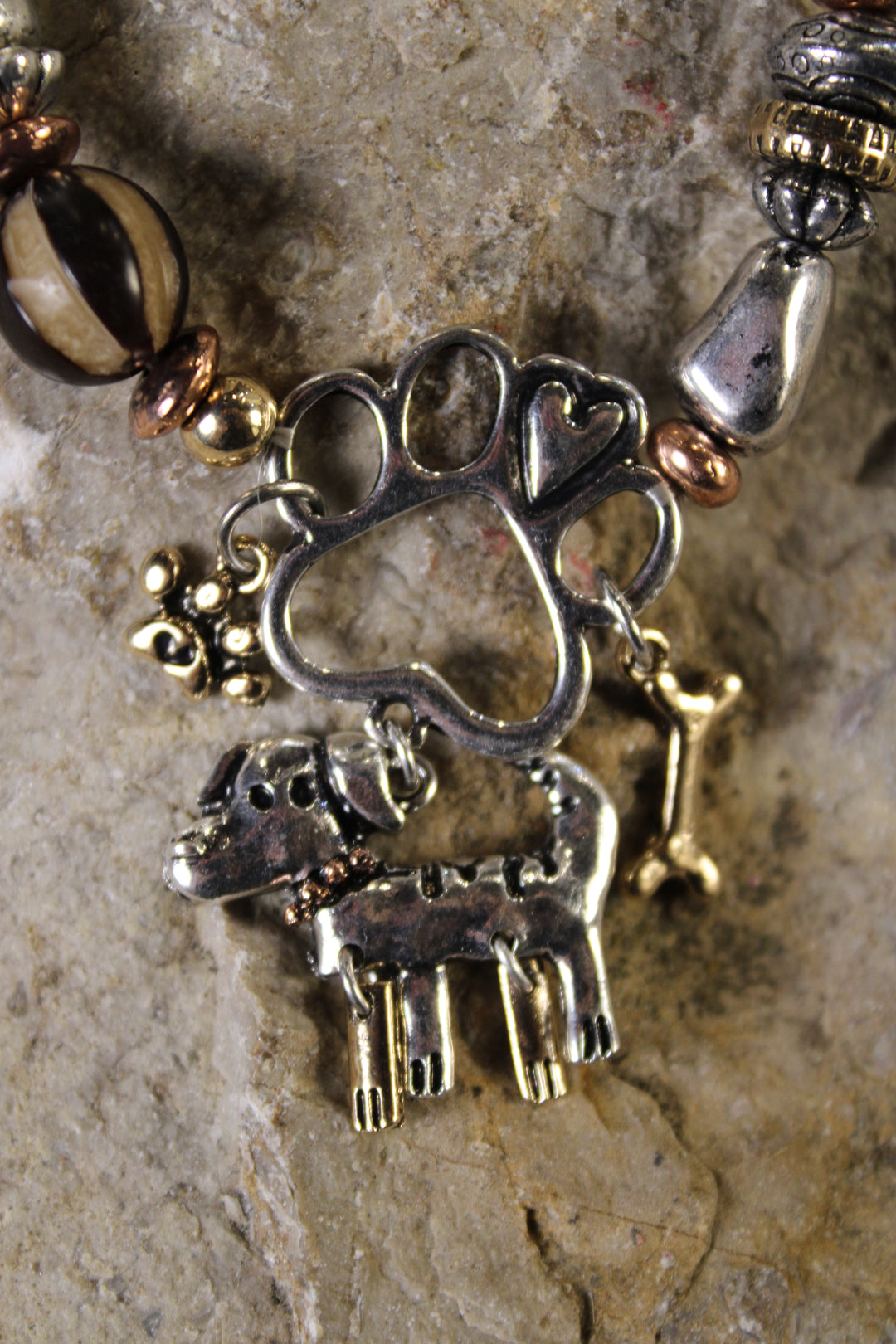 Puppy Love Wiggle Charm Bracelet