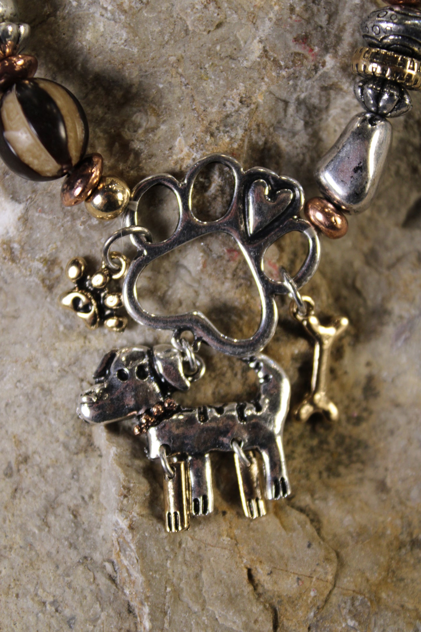 Puppy Love Wiggle Charm Bracelet