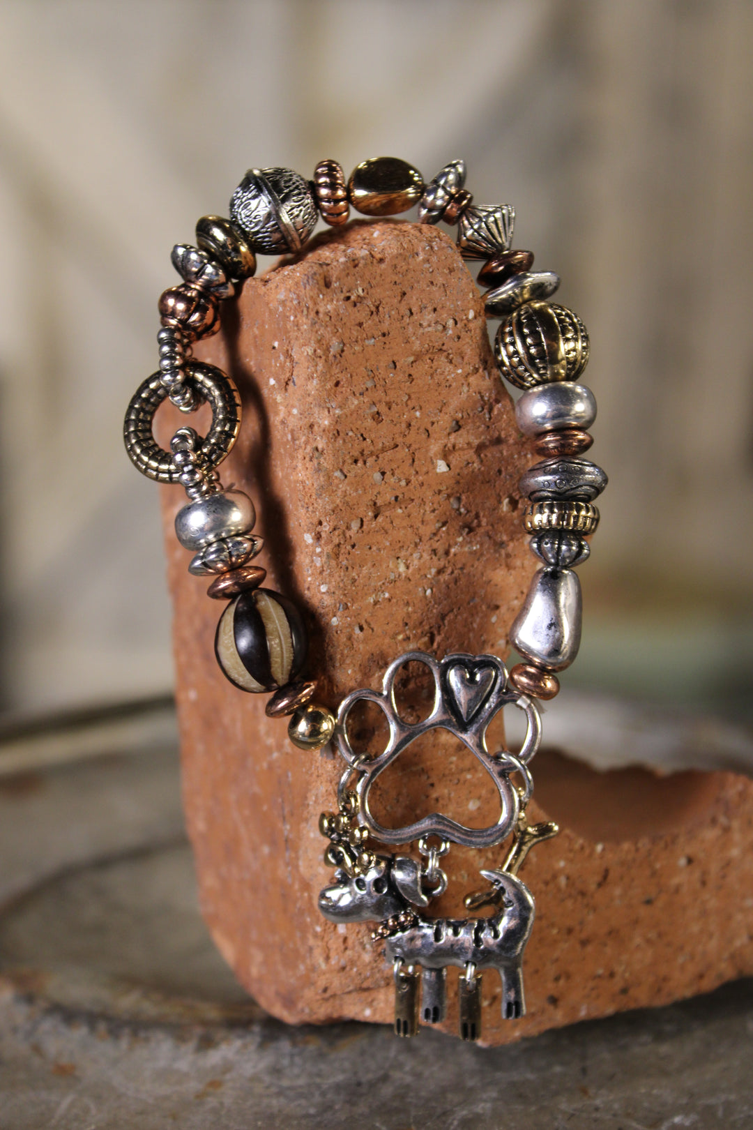Puppy Love Wiggle Charm Bracelet
